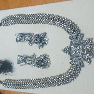 Kuchi Tribal Necklace Earrings Belly Dance Gypsy Indian Banjara Rabari Bohemian